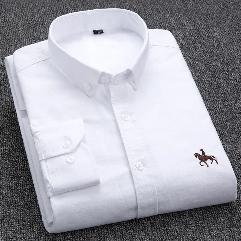 Men's Long Sleeve Cotton Shirt - The New Fabric