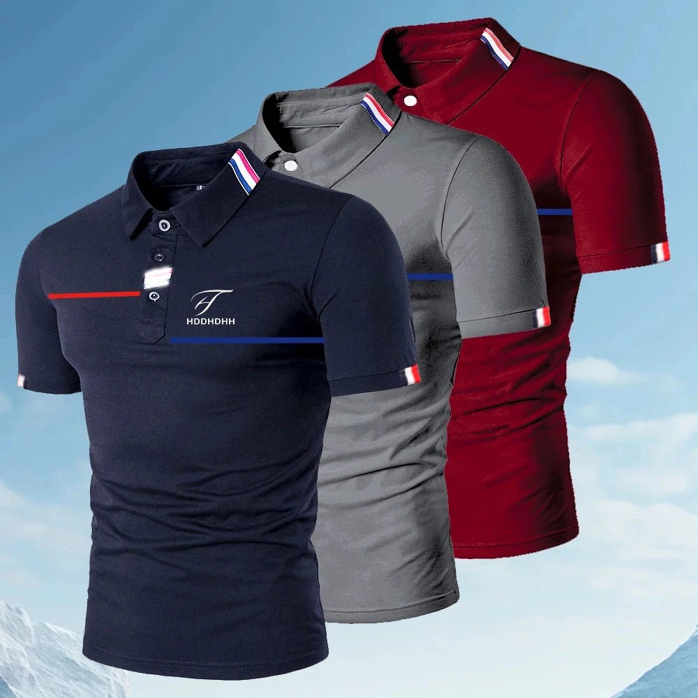 Men's Breathable Golf Polo Tee - The New Fabric