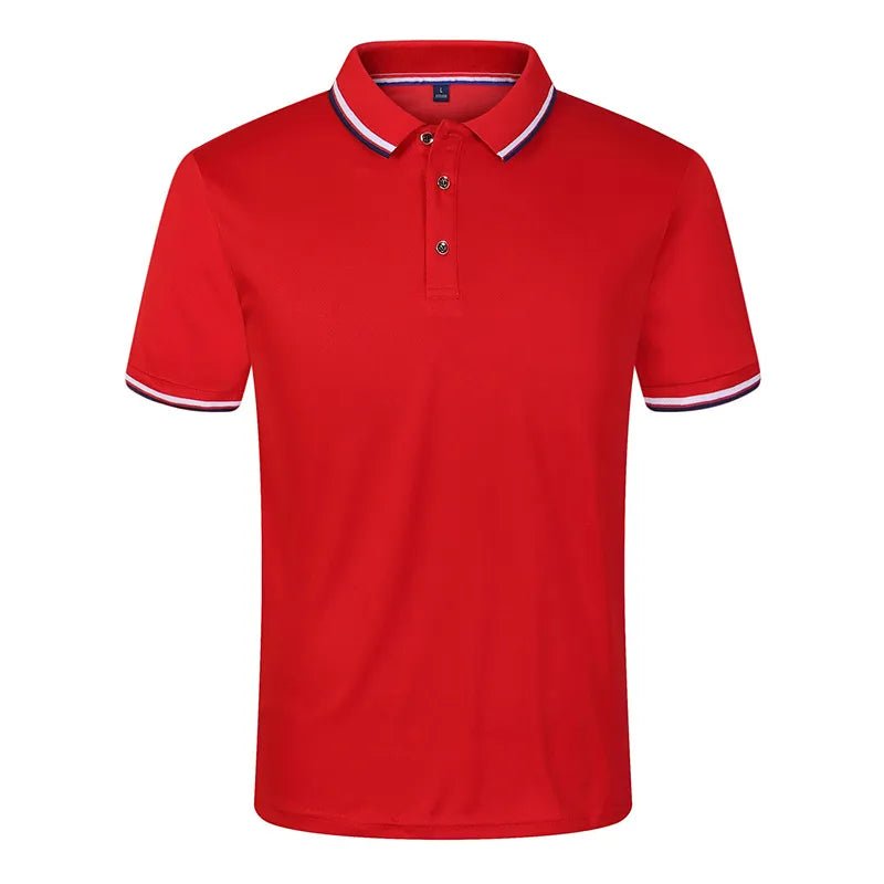 Men's Short Sleeve Lapel Polo Shirt - The New Fabric