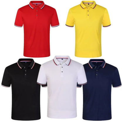 Men's Short Sleeve Lapel Polo Shirt - The New Fabric