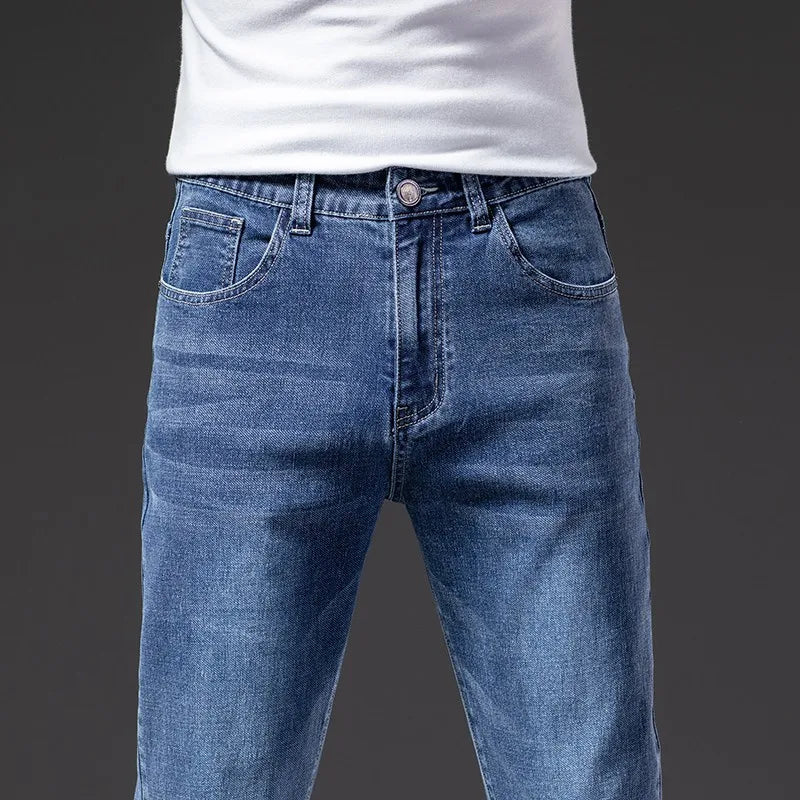 Men's Straight Business Jeans - The New Fabric