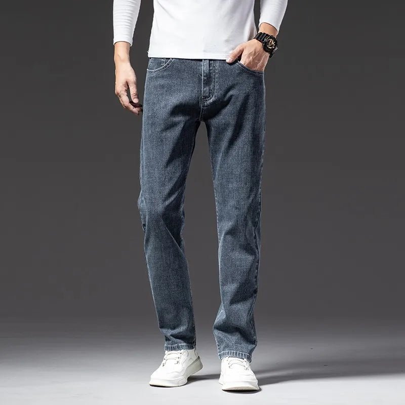 Men's Straight Business Jeans - The New Fabric