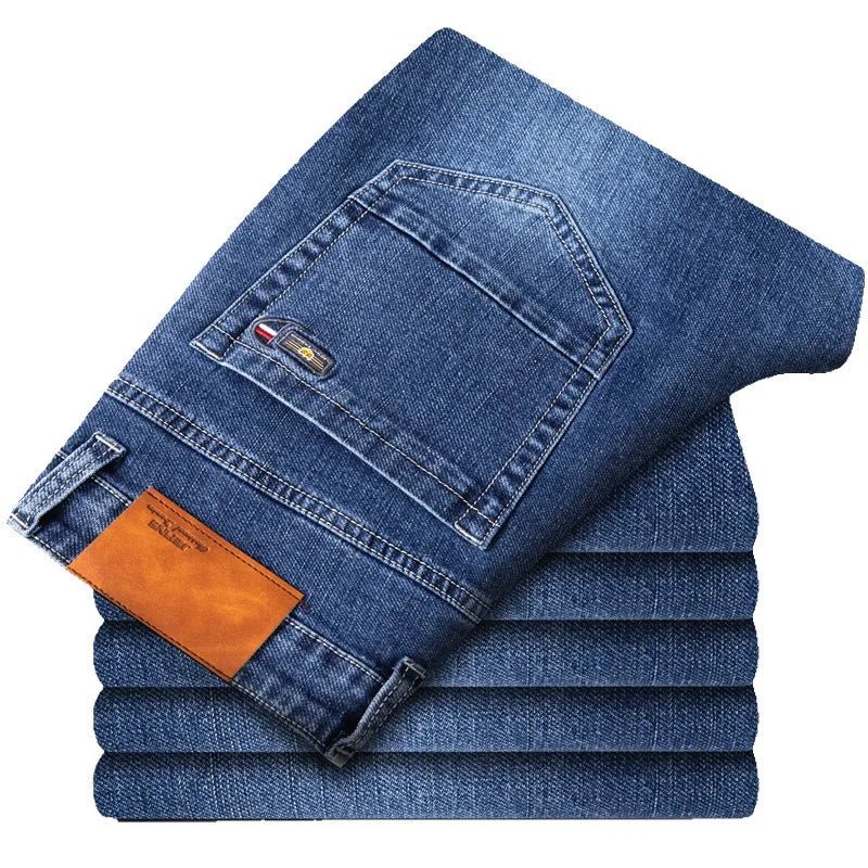 Men's Straight Business Jeans - The New Fabric