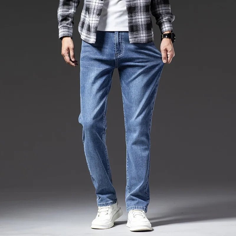 Men's Straight Business Jeans - The New Fabric