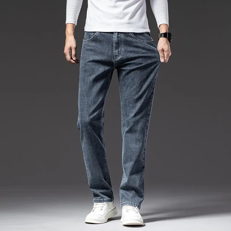 Men's Straight Business Jeans - The New Fabric