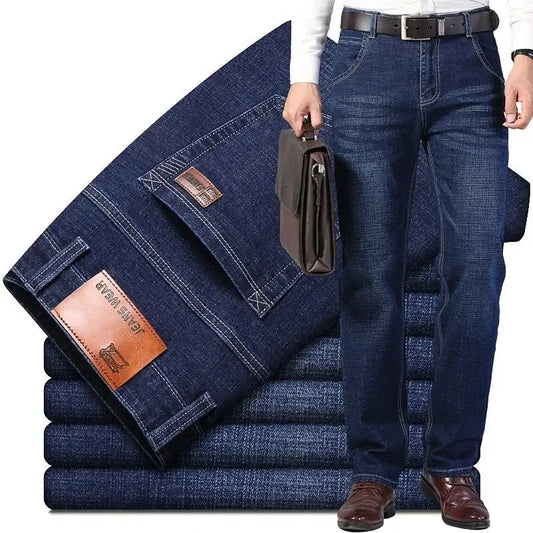 Men's Stretch Regular Fit Jeans - The New Fabric