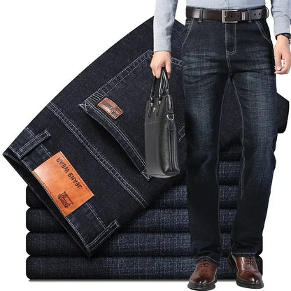 Men's Stretch Regular Fit Jeans - The New Fabric