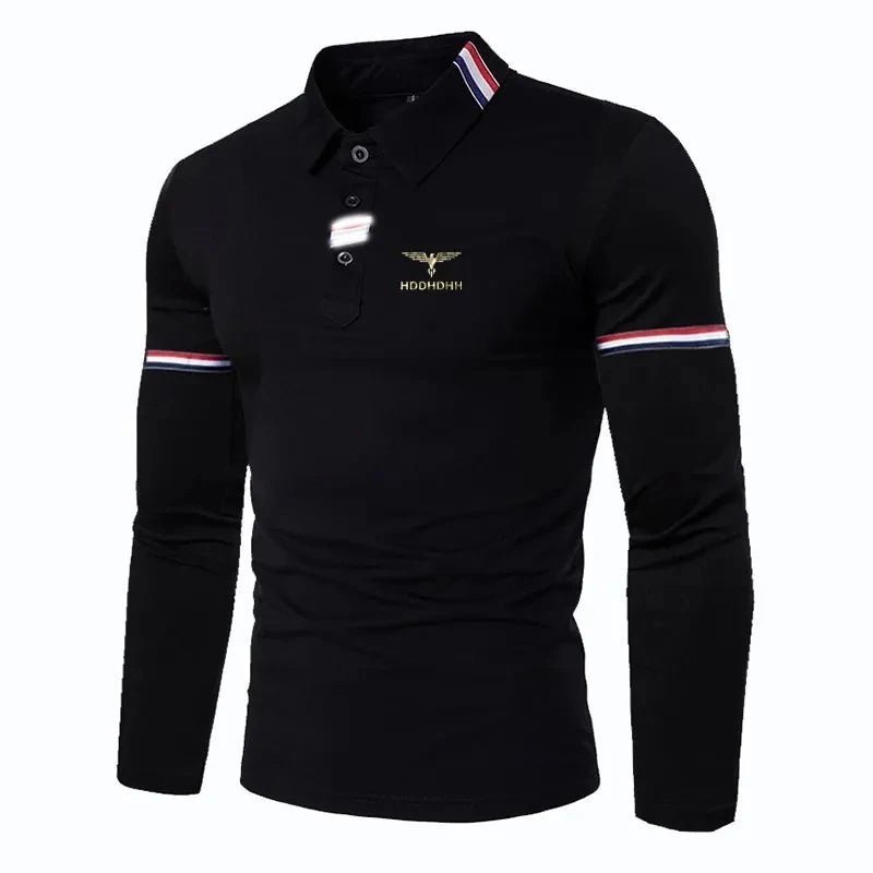 New Collection: Long Sleeve Men's Polo Shirts - The New Fabric